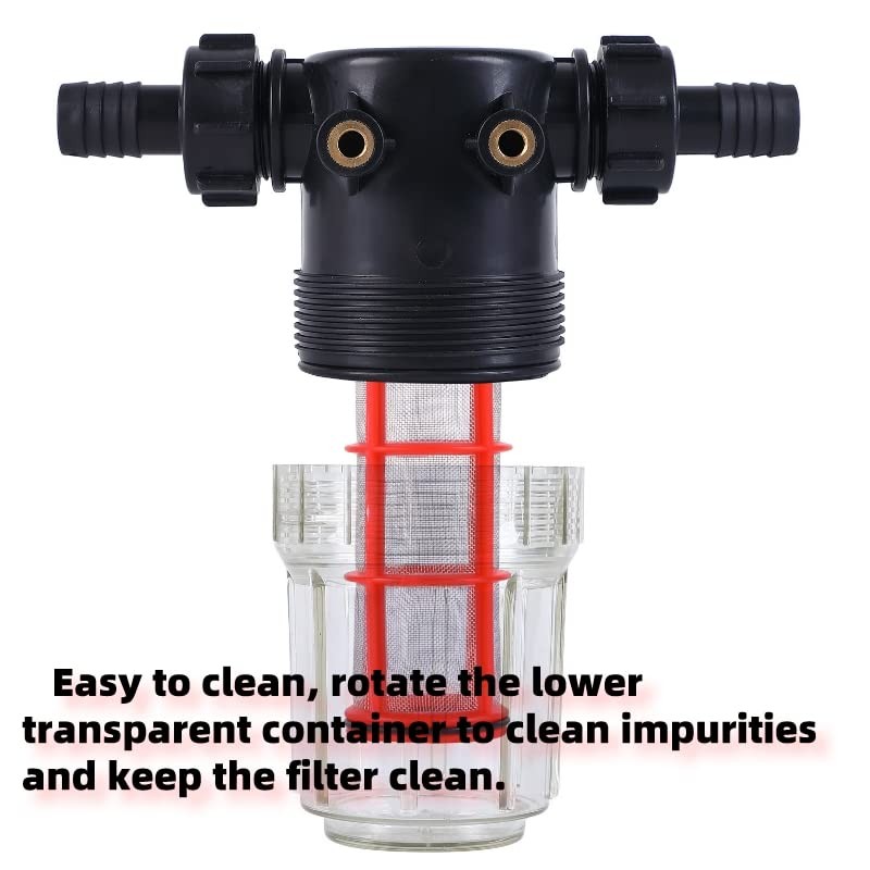 Aimela 3/4''1/2''hose barb filter, sedimentation filter accessories for inlet water