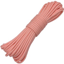 aufodara Paracord Cords 4 mm Luminous Glow in The Dark Ropes Paracord Parachute Cord 9 Core Strands DIY Handmade Weave for Bracelet Key Chain Pendant Tent Rope (15 Metres, Pink)