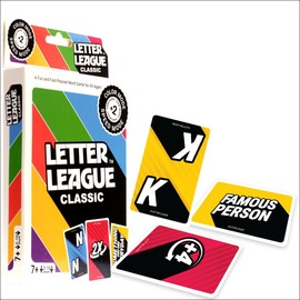 LETTER LEAGUE Word Game - for Families Adults and Kids, Word Card Game for All Ages, Family Games for Kids and Adults, Expand Your Vocabulary, Quick Play, Adults Games for Game Night