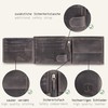 LEDEROW Men's Leather Wallet - Landscape Format Wallet with Gift