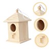 Sosoport Elegant Wooden Bird House Garden Nest Bird Feeder Hummingbird