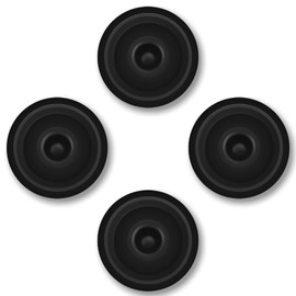 1.98" Trailer Hub Cap Rubber Plugs, 4 PCS Trailer Dust Cap Cup Rubber Grease Plugs, Trailer Axle Bearing Dust Cap Hub Bolt Wheel Cover for Most 2000 to 3500 Pound Dexter Trailer EZ Lube Camper Axle