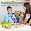 Kids Adults Stainless Steel Bento Box, 3-Compartment Metal Lunch Box