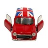 Welly Mini Cooper Model (Red) with Union Jack Top Made