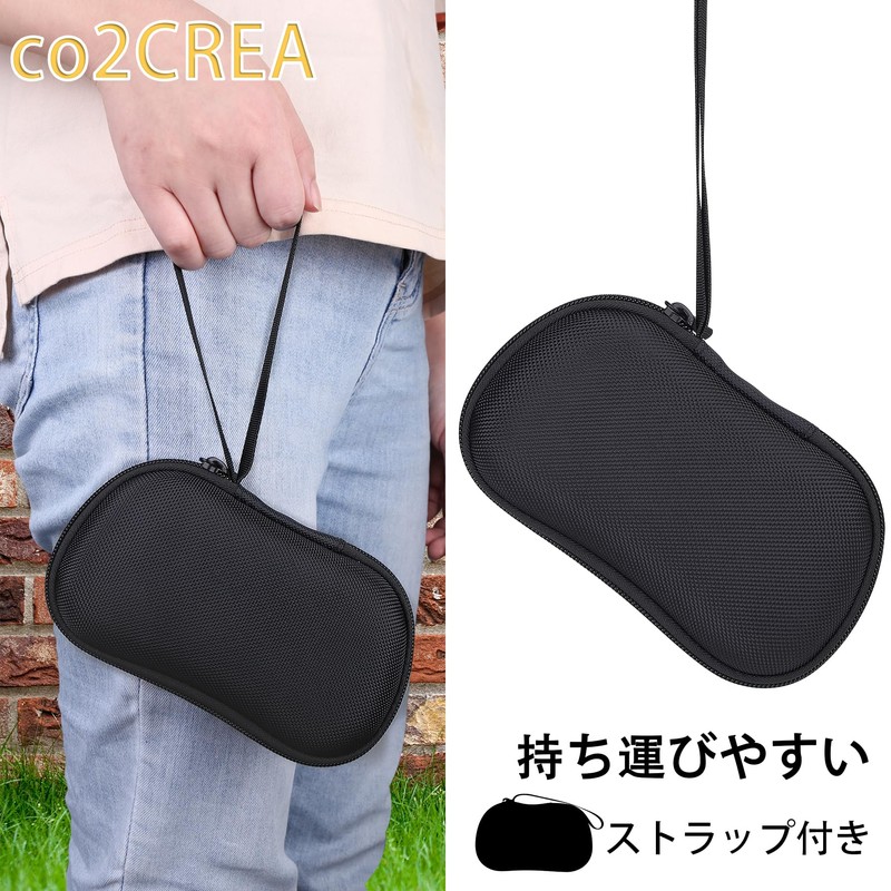 （ケースのみの販売）8Bitdo M30/NEOGEO Bluetooth ゲーミングコントローラー ポータブル専用収納ケース，ブラック-co2CREA