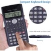 Scientific Calculator, Advanced 240 Functions with 2-Line Display Digital LCD,