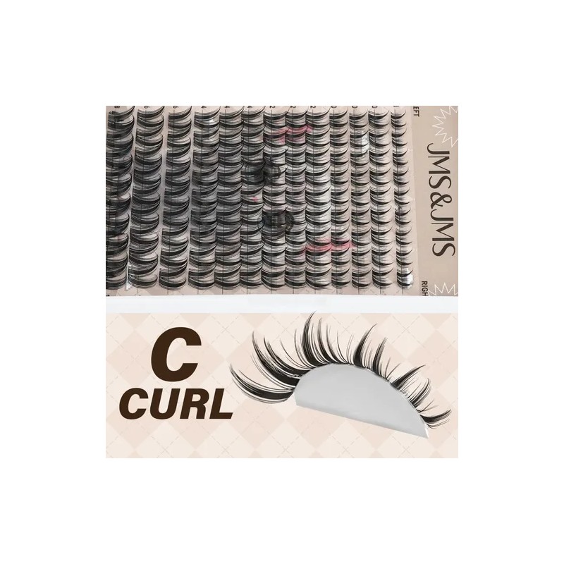 Cat Eye Extensión De Pestañas Jms&jms 8-18mm C Manga Lash