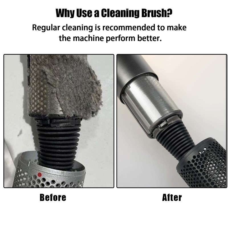 Clean Brush Filter Cleaning Brush Attachments for Dyson Airwrap Styler