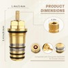 2025 Upgrade Brass Thermostatic Cartridge 94282000 3/4" – Fits for