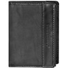 Compagno Foldable Wallet Men's Wallet Women's Portrait Format, charcoal, Classic