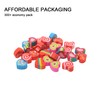 HILAZA 300Pcs Mini Heart Erasers Bulk, Small Erasers for Valentines