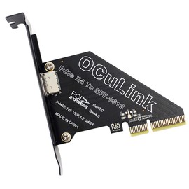 xiwai PCI-Express 4.0 4X to Oculink 4X SFF-8612 SFF-8611 Host Card for U.2 SSD eGPU External Graphics Card Dock PCIE
