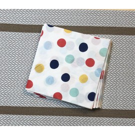 TUIC 40 Rainbow Dot Cocktail Beverage Napkins Disposable Paper Colorful Polka Dots Dessert Napkin for Spring Carnival Festival Holiday Birthday Party Bridal & Shower Tableware Party Supplies 6.5in