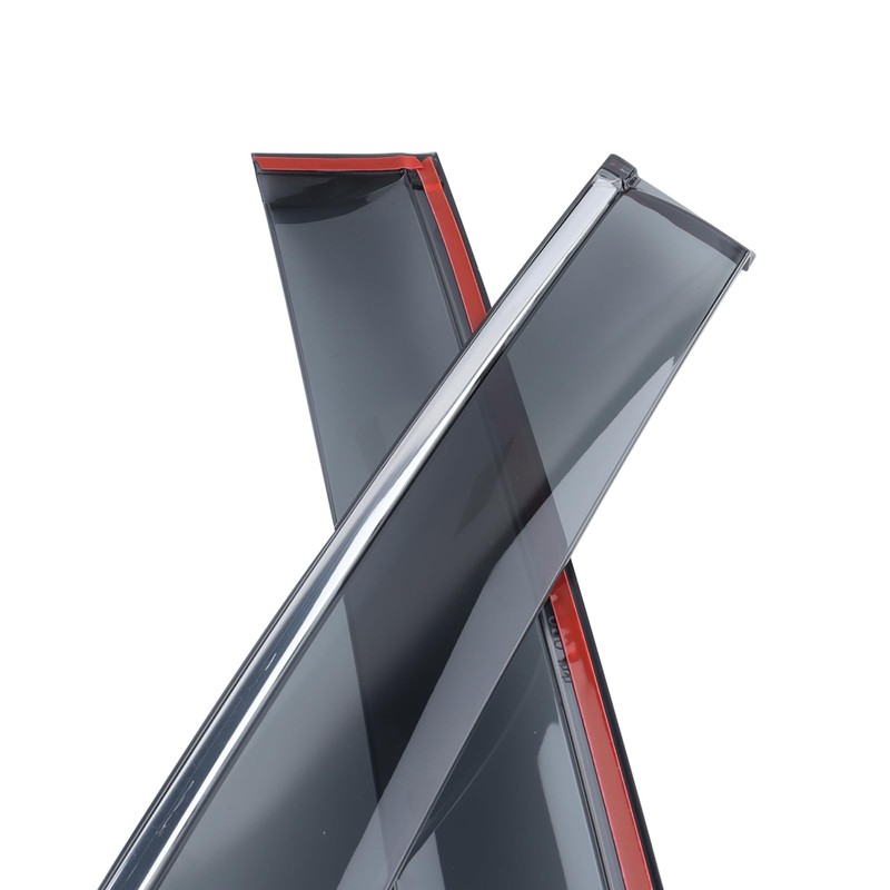 MISIOEK Rain Guards Suitable for 2011-2018 Passat,Window Visor,Dark Smoke Accessories,Window