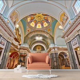NWT Wall Murals for Bedroom Beautiful Great Church Removable Wallpaper Peel and Stick Wall Stickers - 100x144 inches