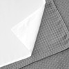 River Dream Heavyweight No Hooks Required Dotted Waffle Weave Shower