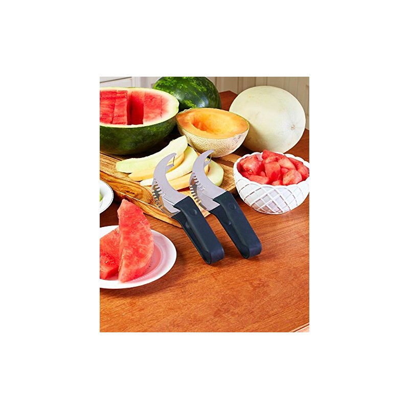 Set of 2 Watermelon Slicer,Corer,Server