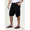 RAW X Mens Belted Cargo Shorts, Relaxed Fit Casual Knee