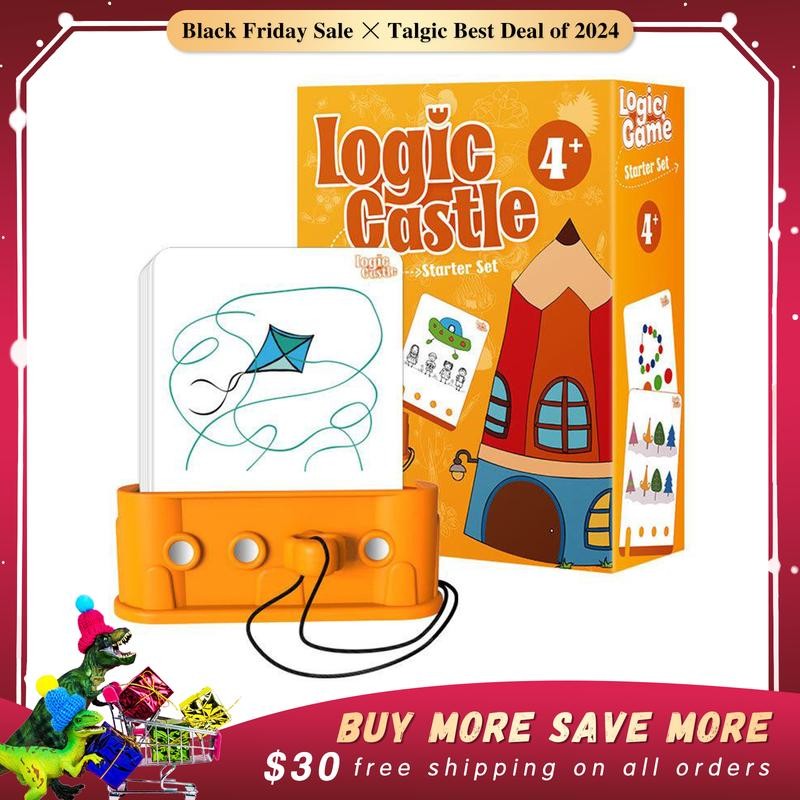 Logic Castle Baby educational toy for toddler:_Blue(6+ hard mode)