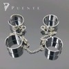Puente 4 Ring Chain Ring, Silver, Men's, Women's, Silver Ring,