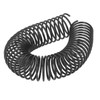 30PCS Black Spiral Binding Coils, 29MM PVC Plastic 4:1 Ratio