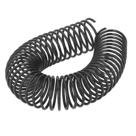 30PCS Black Spiral Binding Coils, 29MM PVC Plastic 4:1 Ratio for 260 Sheets A4 Paper 360° Rotatable Coil Binding Spine for Office Home Use for Engineers Projects Documents Presentations
