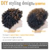 QUEENTAS 3 pack 10 inch Short Crochet Hair for Black