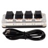 Programmable Macro Keyboard, Mechanical Gaming Macro Keyboard with Customized Knobs,