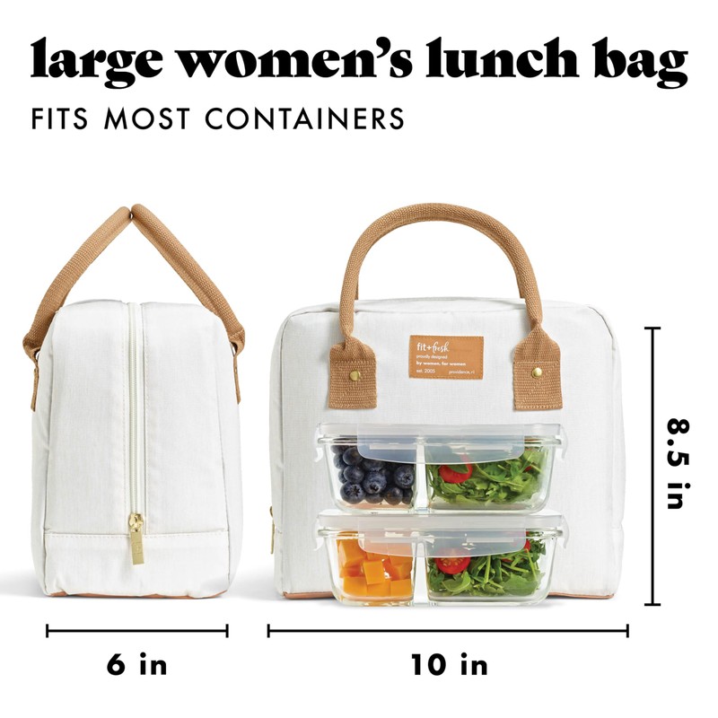 Fit & Fresh Lunch Bag For Women, Insulated Womens Lunch