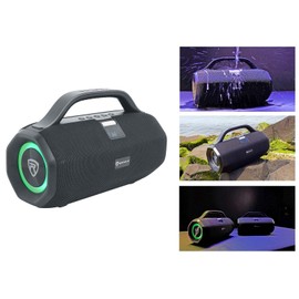 Rockville 2) Rockville SONIC-50L Wireless Linking Portable Bluetooth Party Speakers+Mic In
