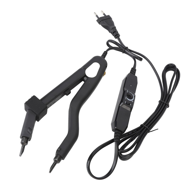 Hair Extension Tool Adjustable Temperature Fusion Heat Iron Connector Wand