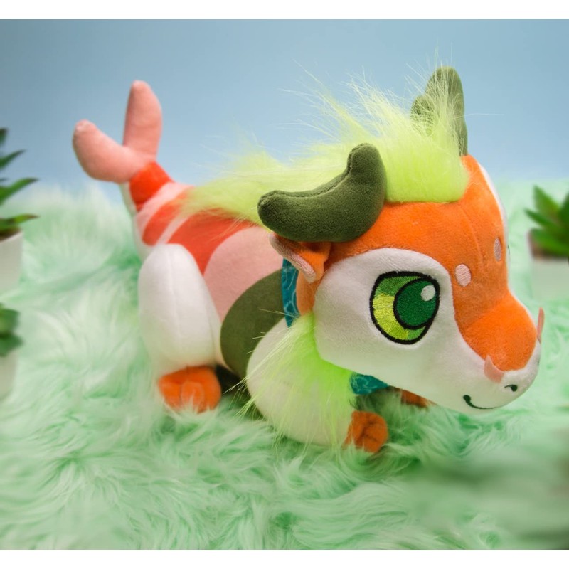SixthLeafClover Juguete de peluche de dragón sushi de 12 pulgadas