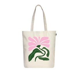 Ecoright Aesthetic Canvas Tote Bag for Women with Zipper, Beach, Grocery, Travel, School, Work, Gym, Gifts for girls tote bag
