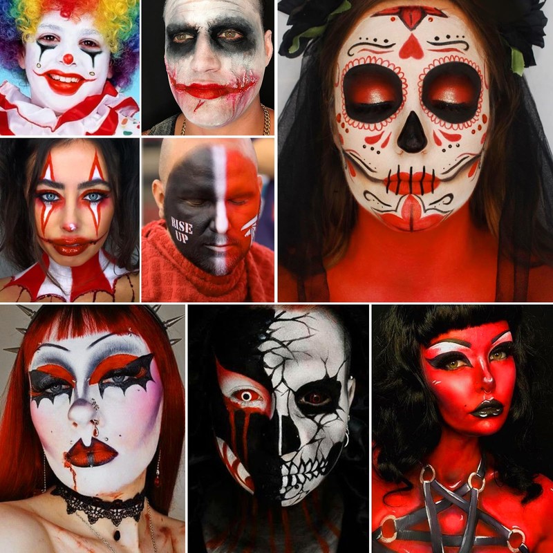 Balck White Red 13 Pieces