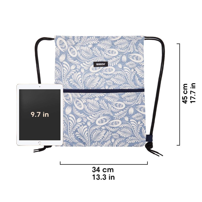 Drawstring Backpack String Bag Sackpack Cinch Water Resistant Nylon for