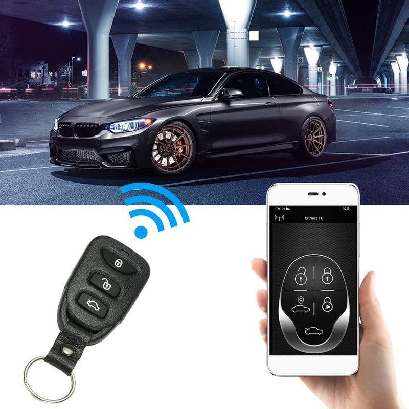Shkalacar Central Locking Universal Car Door Lock Boot Unlock, Alarm