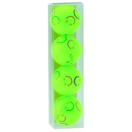 Casco KIRA SWEET Golf Balls, Women's, Character Marked, Women's, Pack of 4, Lime