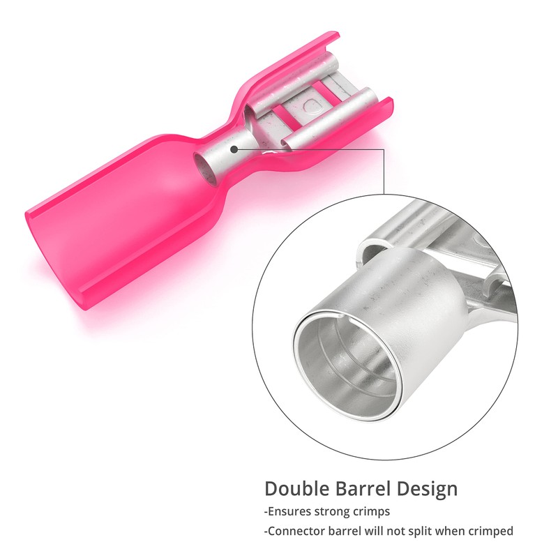 Wirefy Heat Shrink Female Bullet Connectors - Female Wire Bullet