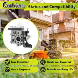 Carbhub A021004831 Carburetor Fit for Echo SRM-3020 SRM 3020 RM-3020T RM-3020U Shindaiwa T302 T302X String Trimmer