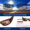 LVIOE Unisex Polarised Over Sunglasses, Fit Over Glasses for Glasses