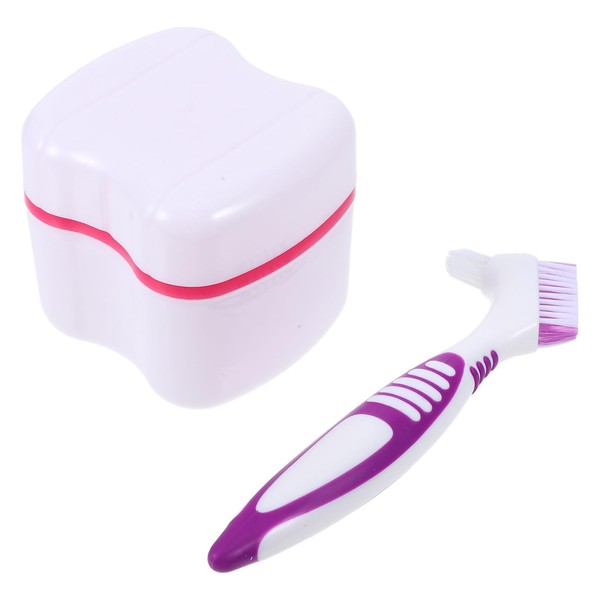 Minkissy False Travel Organizer Portable Retainer Bath Cup Brush Set