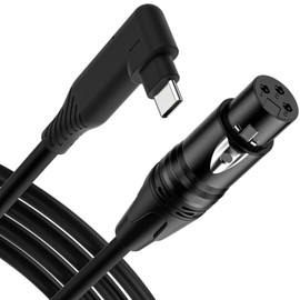 EBXYA 10 Ft USB C to XLR Cable, Premium Type-C to XLR Female Microphone Cord, Compatible with Windows, Laptop, PC, Mic