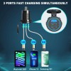 Universal 12V-24V USB C Fast Car Charger 3Port PD &