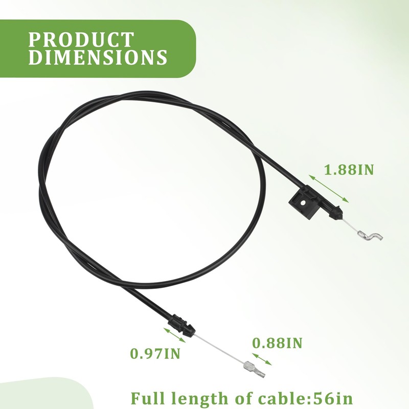 GX24184 Lawn Mower Control Cable Fits for John Deere GX23336,
