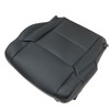 SecosAutoparts Passenger Bottom Replacement Black Leather Seat Cover Compatible with
