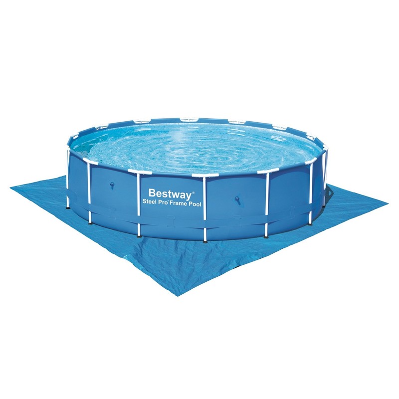 Bestway 16' x 16' Ground Cloth , Blue