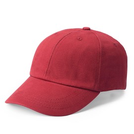 NPQQUAN Original Classic Low Profile Baseball Cap Golf Dad Hat Adjustable Cotton Hats Men Women Unconstructed Plain Cap Red