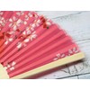 Japanese Souvenir Fan Cherry Blossom (Pink)