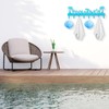 Capoda Pool Towel Rack Metal Hook Rack Wall Mounted Summer