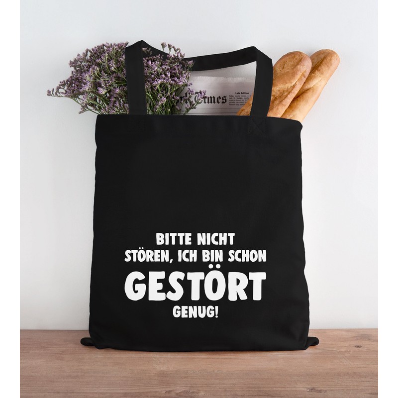 Jute Bag please do not disturb I'm disturbed enough already